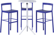 Baxter Poseidon Bar Table Package - 3 Stools